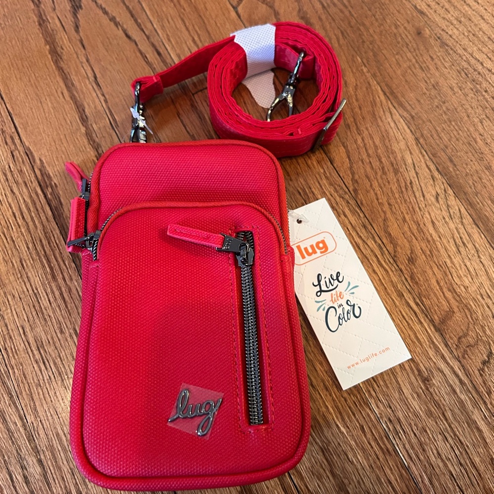 Lug Red Pitter Patter Crossbody Bag